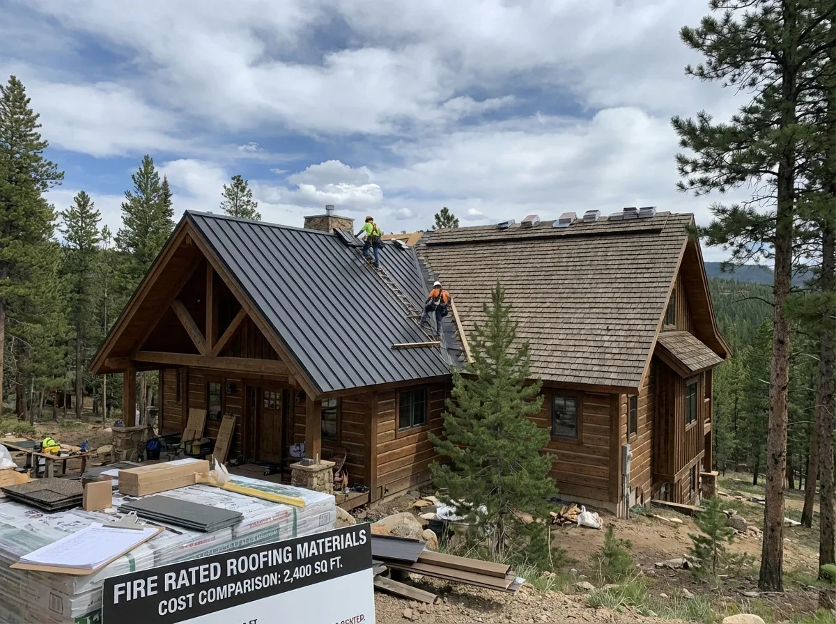 Side-by-Side Cost Breakdown: 2,400 sq ft Mountain Home — fire rated roofing materials colorado