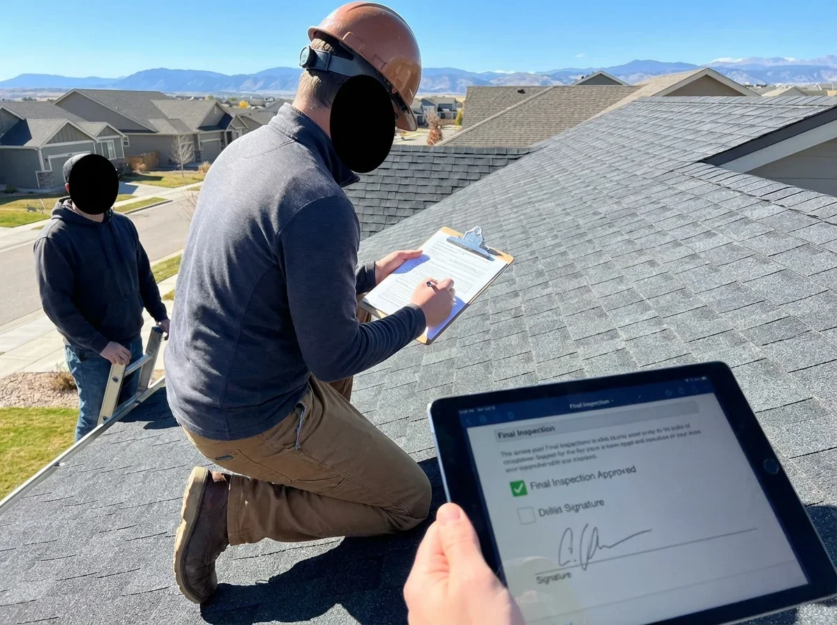 After-Work Verification: Final Inspections and Warranty Registration — verify roofing contractor colorado