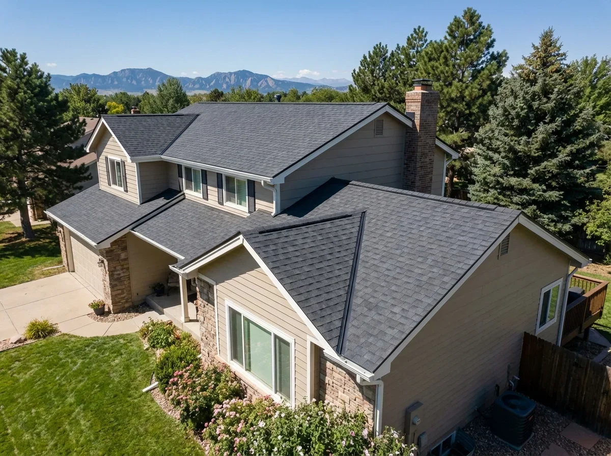 Durable and beautiful asphalt shingle roof, professionally installed for lasting protection