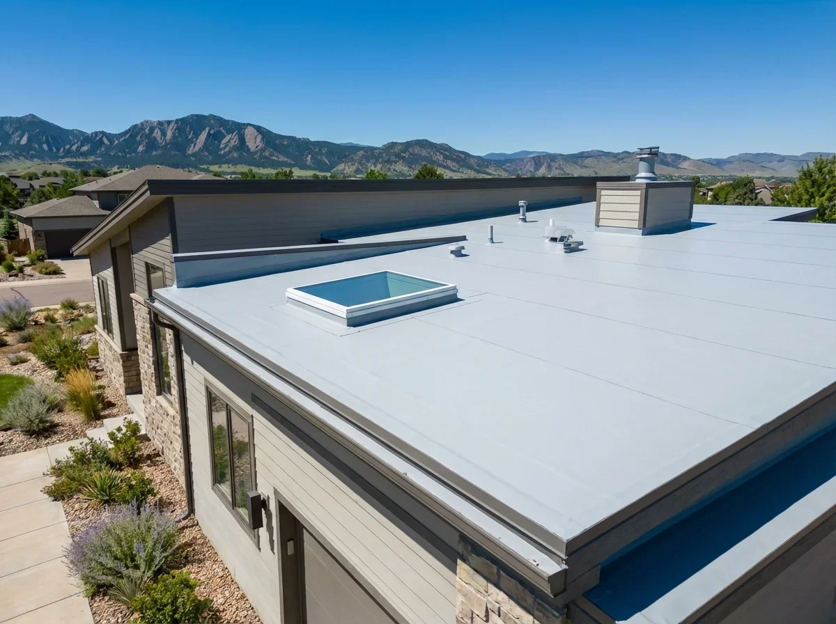 Seamless, durable flat roof installation providing lasting protection and peace of mind
