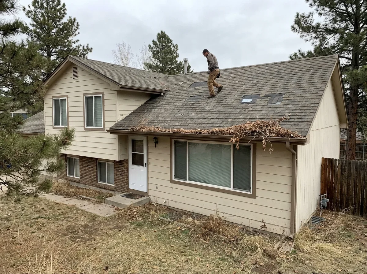 Overflowing gutters spell roof trouble; call for a professional inspection today